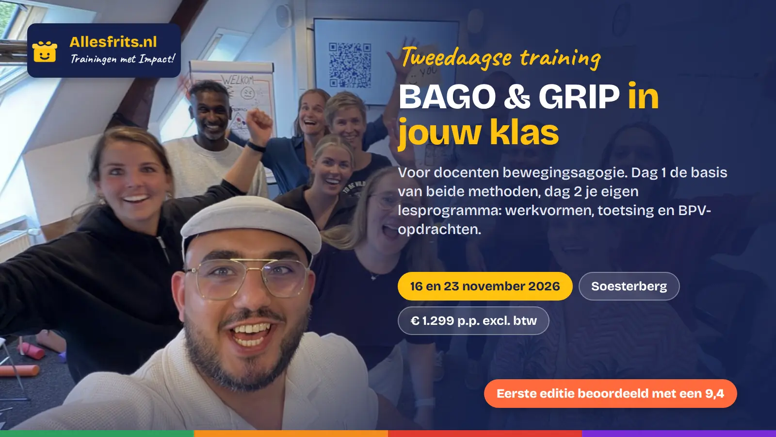 Tweedaagse training BAGO en GRIP voor docenten bewegingsagogie