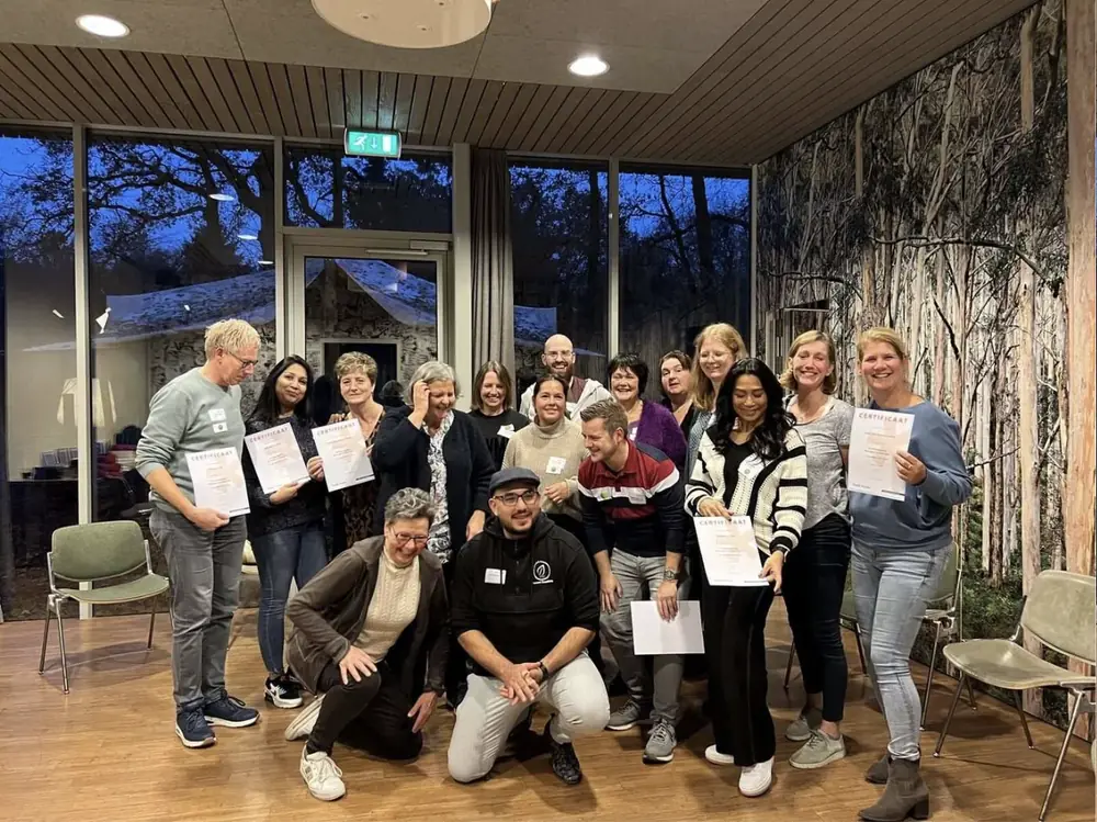 Zorgteam met GRIP-certificaten na een trainingsdag