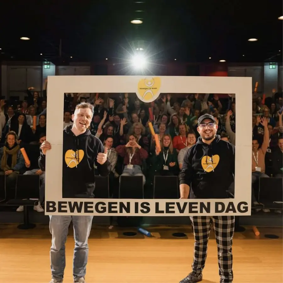 Volle zaal tijdens een dag van Frits